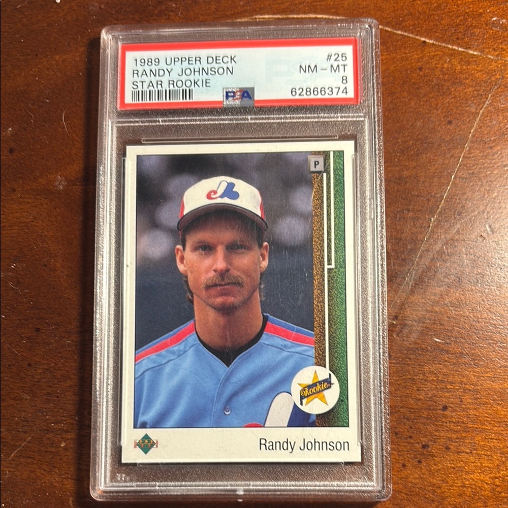 1989 Upper Deck Randy Johnson Star Rookie Card PSA 8